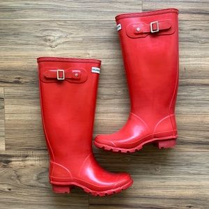 Red Hunter Rain Boots